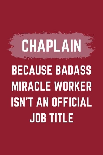 Chaplain Because Badass Miracle Worker Isn't An Official Job Title