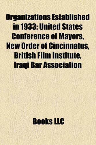 Organizations Established in 1933