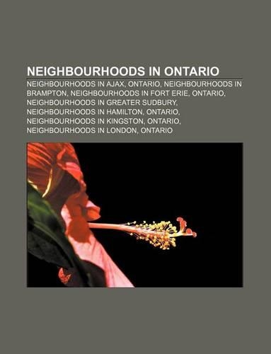 Neighbourhoods in Ontario