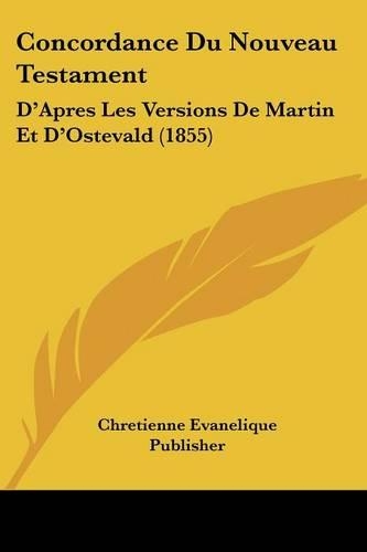 Concordance Du Nouveau Testament