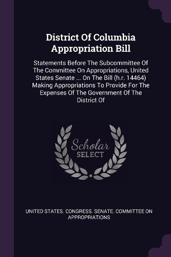 District of Columbia Appropriation Bill