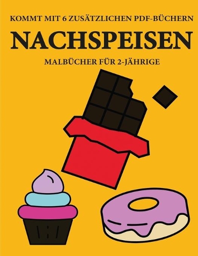 Malbücher für 2-Jährige (Nachspeisen)