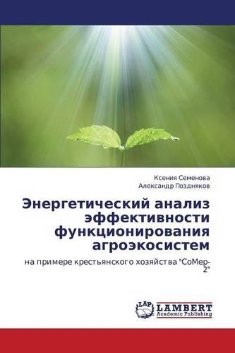 Energeticheskiy Analiz Effektivnosti Funktsionirovaniya Agroekosistem: (Russian)