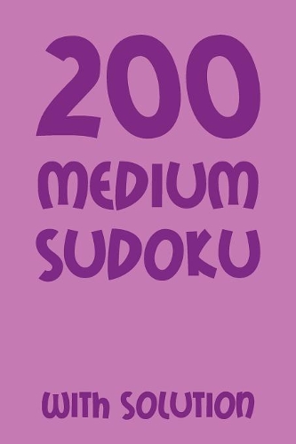 200 medium Sudoku with solution