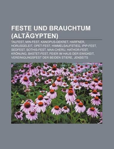 Feste Und Brauchtum (Altagypten)
