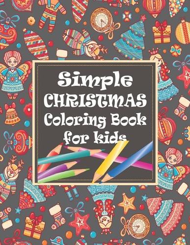 Simple Christmas Coloring Book for kids
