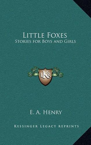 Little Foxes: Stories for Boys and Girls