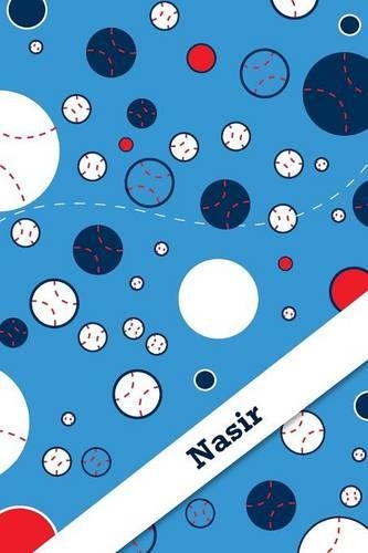 Etchbooks Nasir, Baseball, Wide Rule, 6 X 9, 100 Pages