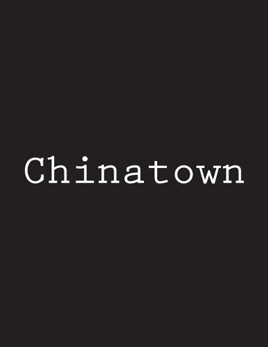 Chinatown: Notebook Large Size 8.5 x 11 Ruled 150 Pages