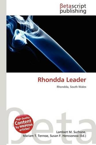 Rhondda Leader: (English)