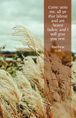 Funeral Bulletin: All Ye (Package of 100)