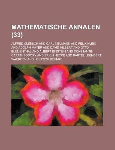 Mathematische Annalen (33 )
