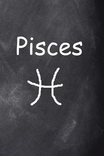 2019 Daily Planner Pisces Symbol Zodiac Sign Horoscope Chalkboard 384 Pages