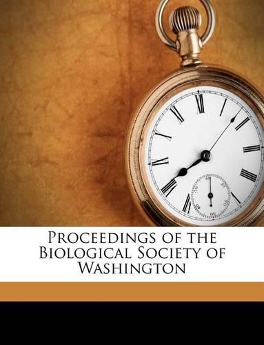 Proceedings of the Biological Society of Washington
