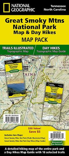 Great Smoky Mountains National Park Map & Day Hikes [map Pack Bundle]