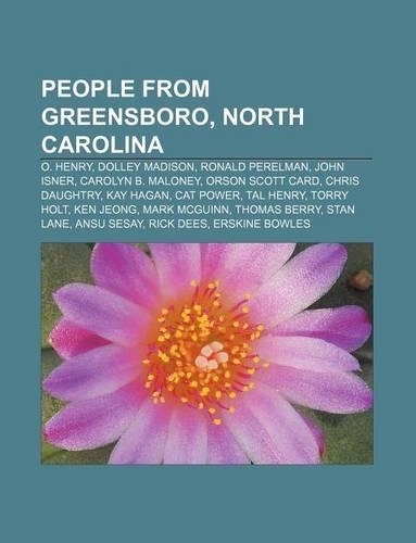 People from Greensboro, North Carolina