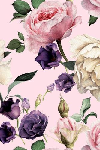 Pink and White Rose Design Journal