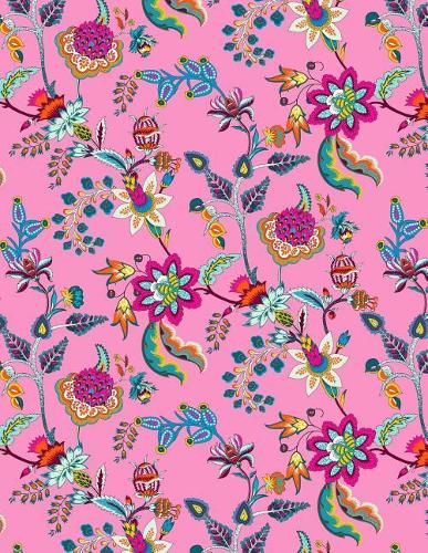 My Big Fat Journal Notebook Chinoiserie Pattern On Pink: 300 Plus Pages, Jumbo Sized Plain, Blank Unlined Journal Notebook For Journaling, Writing, Planning and Doodling In Large 8.5 by 11 Size(44 Jumbo Plain Journal 2)