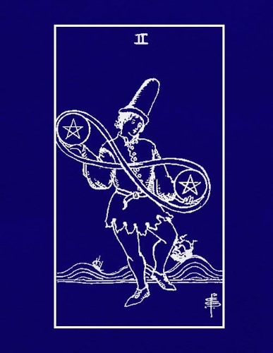 Two of Pentacles: Tarot Diary Log Book, Record and Interpret Readings, Lined Notebook Journal for Tarot Lovers