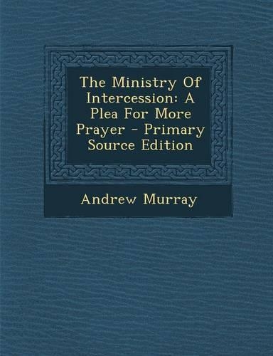 The Ministry of Intercession