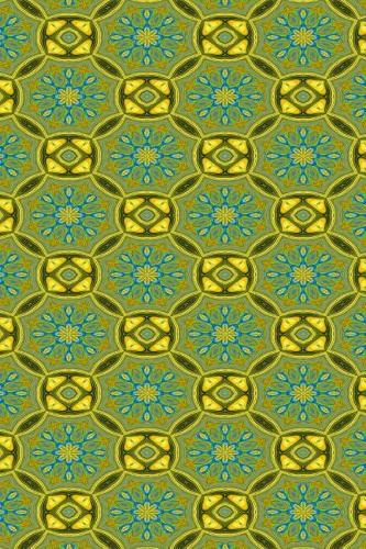 2019 Weekly Planner Trendy Designer Pattern 134 Pages