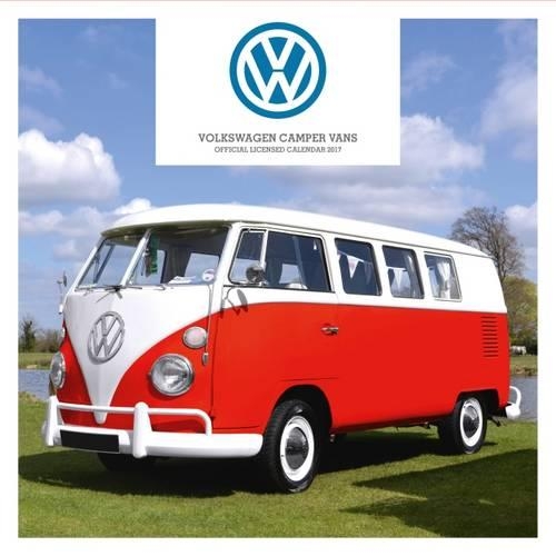 VW Camper Vans Official 2017 Square Calendar