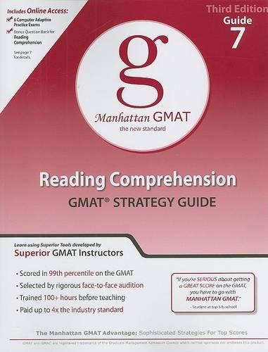 Reading Comprehension GMAT Strategy Guide (Manhattan Gmat Prep): (Manhattan Gmat Prep)