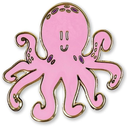 Enamel Pin Octopus