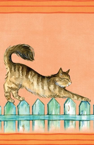 Journal Notebook For Cat Lovers - Cats On The Fence