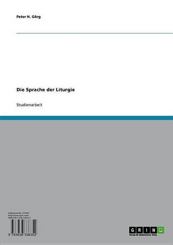 Die Sprache Der Liturgie