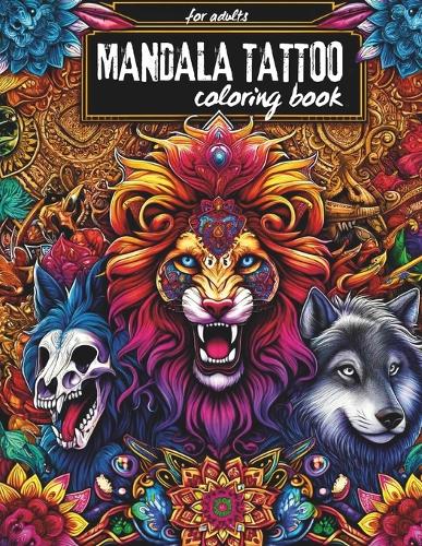Mandala tattoo coloring book