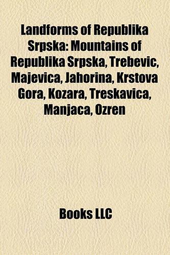 Landforms of Republika Srpska
