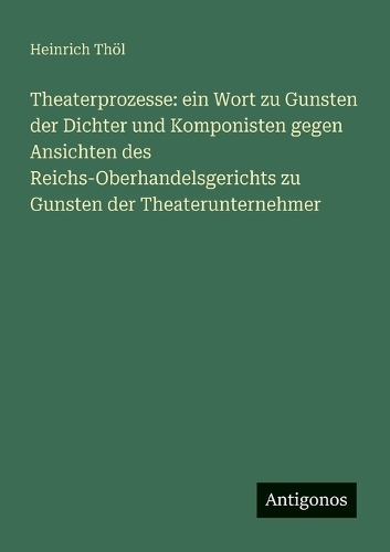 Theaterprozesse