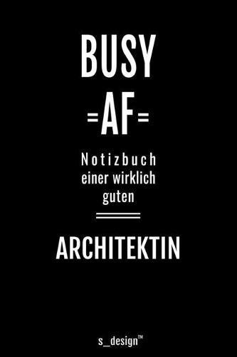 Notizbuch für Architekten / Architekt / Architektin: Originelle Geschenk-Idee [120 Seiten liniertes blanko Papier ]