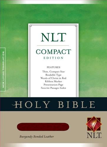 Compact Bible-Nlt: NLT Burgund Bonded Leather