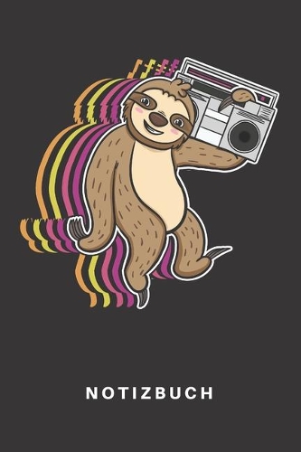 Notizbuch: Notizbuch - Notizheft - Schreibbuch - 110 Seiten - Liniert - Linien - DIN A5 - Faultier - Faultiere - Zoo - Tier - Tiere - Tierpfleger - Lustig - Au