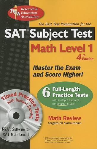 SAT Subject Test(tm) Math Level 1 W/CD: (SAT PSAT ACT (College Admission) Prep)
