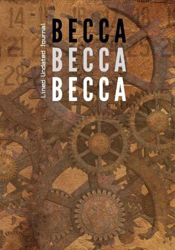 Becca Becca Becca Lined Undated Journal