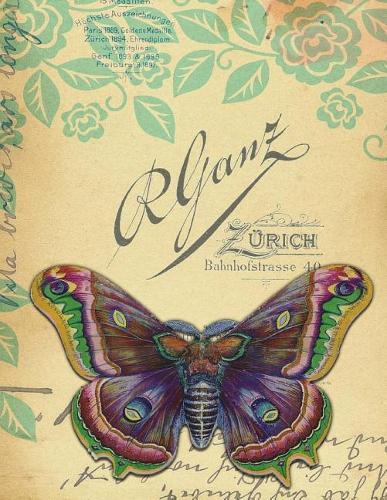Vintage Butterfly Diary