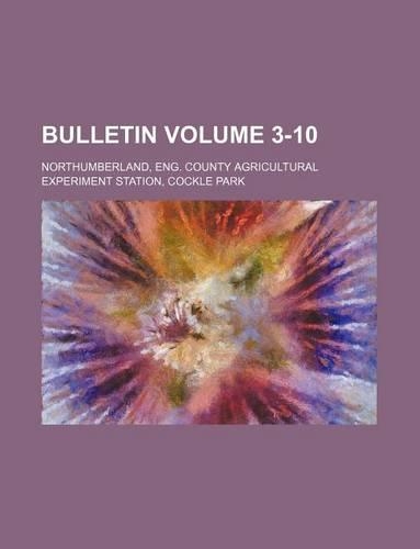 Bulletin Volume 3-10