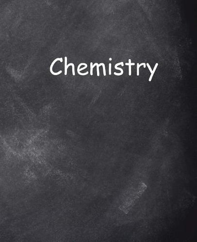 School Composition Book Chemistry Chalkboard Style 200 Pages