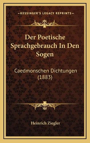 Der Poetische Sprachgebrauch In Den Sogen