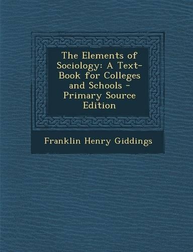 The Elements of Sociology