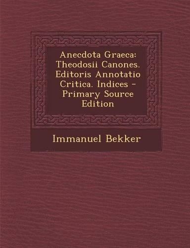 Anecdota Graeca