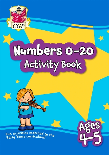 Numbers 0-20 Activity Book for Ages 4-5 (Reception): (CGP Reception Activity Books and Cards)