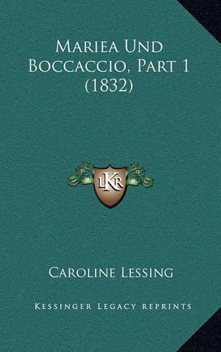 Mariea Und Boccaccio, Part 1 (1832)