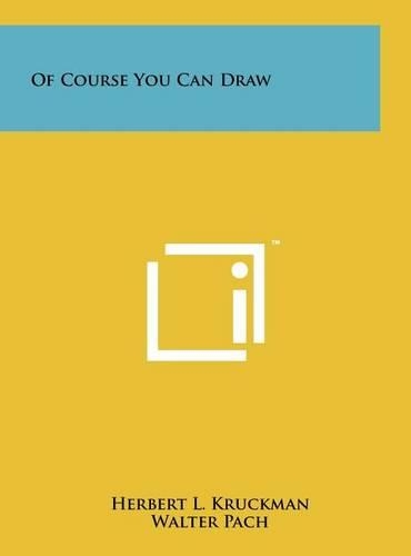 Of Course You Can Draw: (English)