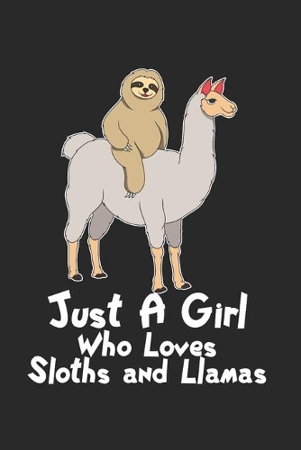 Faultier reitet auf Lama Notizbuch: Faultier reitet auf Lama Notizbuch für Liebhaber / Notizheft / Notizblock A5 (6x9in) Dotted Notebook / Punkteraster / 120 gepunktete Seiten