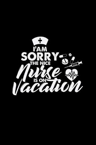 I am sorry the nurse is on vacation: 6x9 PREGNANT NURSE - dotgrid - dot grid paper - notebook - notes
