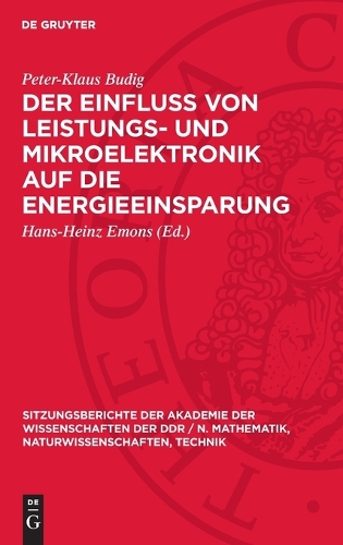 Der Einfluß Von Leistungs- Und Mikroelektronik Auf Die Energieeinsparung